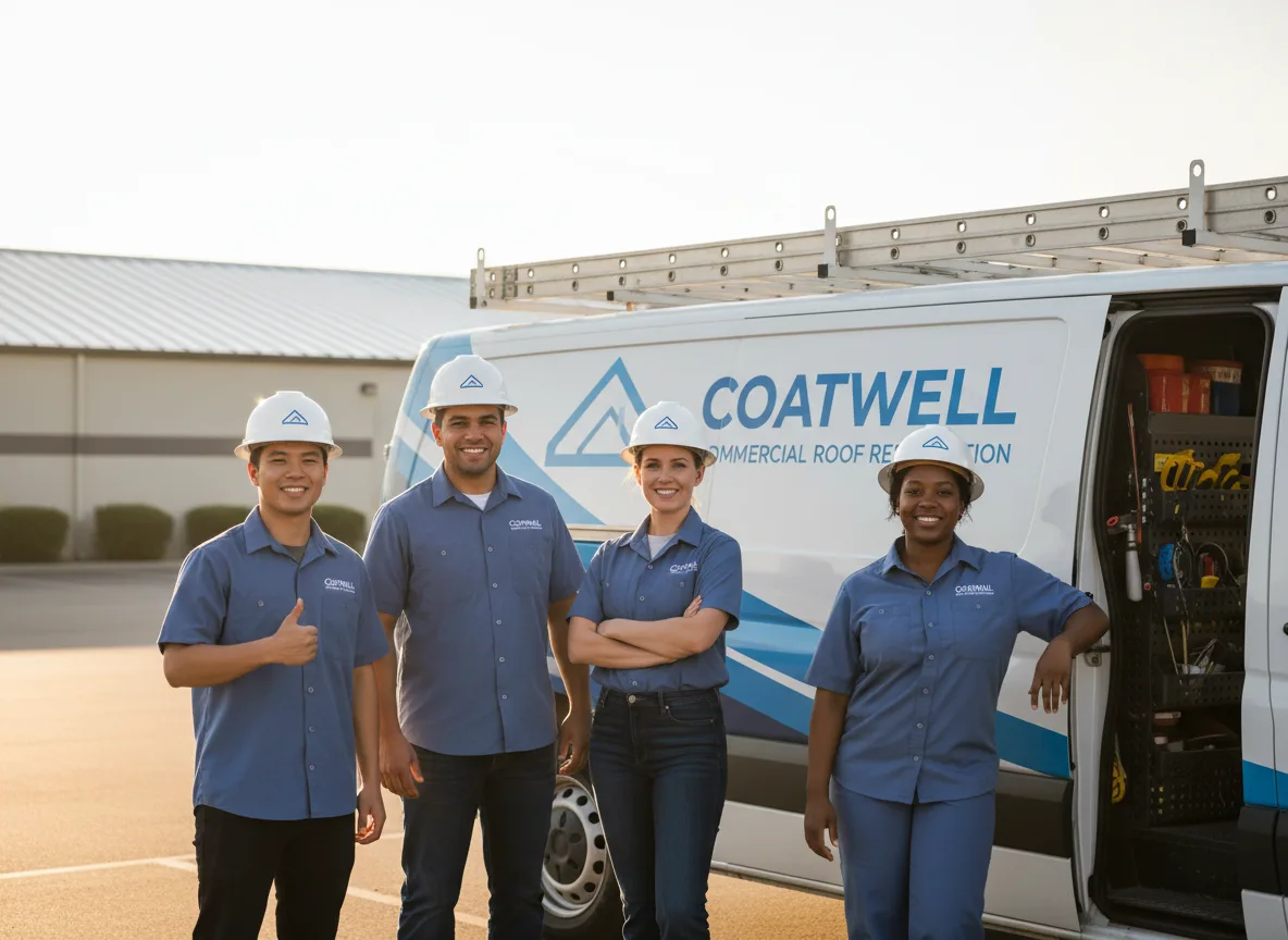 Commercial roof coating company in Woodville, VA